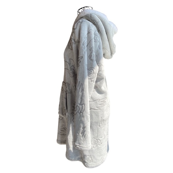 Wizarding World of Harry Potter Hedwig Fleece Lounge Hoodie Gray Size Small - Picture 4 of 14